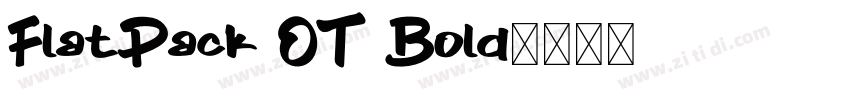 FlatPack OT Bold字体转换